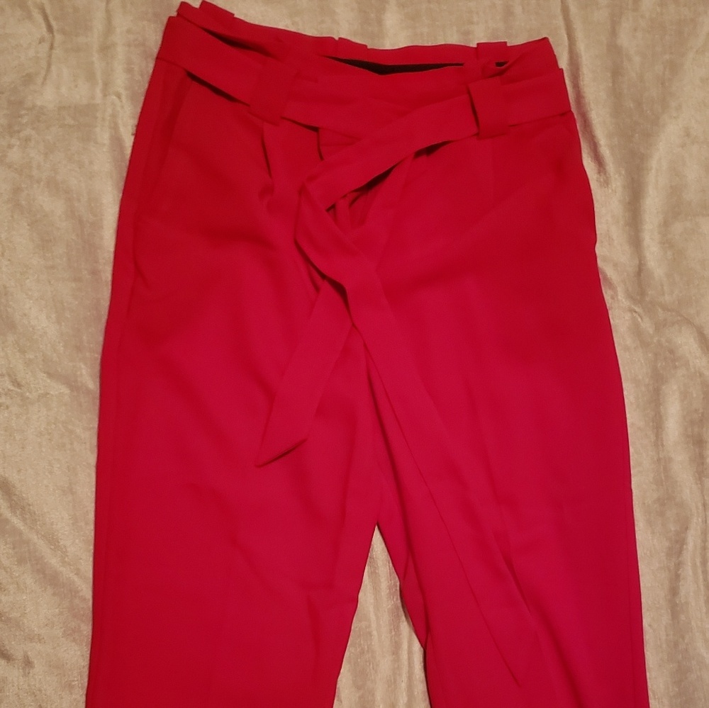Express red dress slacks